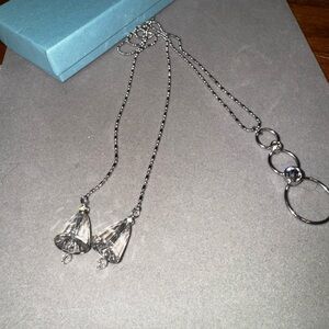 Touchstone Crystal Melody Convertible Necklace 42" Adjustable NEW